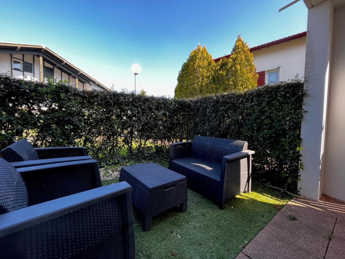 Bel Appartement T3 Avec Jardin, Piscine Et Parking, Proche Plage A Hendaye - Fr-1-239-739 Eksteriør bilde