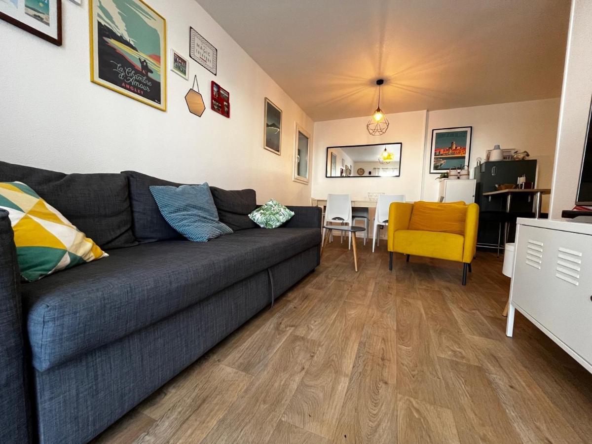 Bel Appartement T3 Avec Jardin, Piscine Et Parking, Proche Plage A Hendaye - Fr-1-239-739 Eksteriør bilde